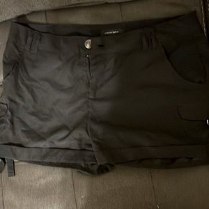 Black lightweight shorts